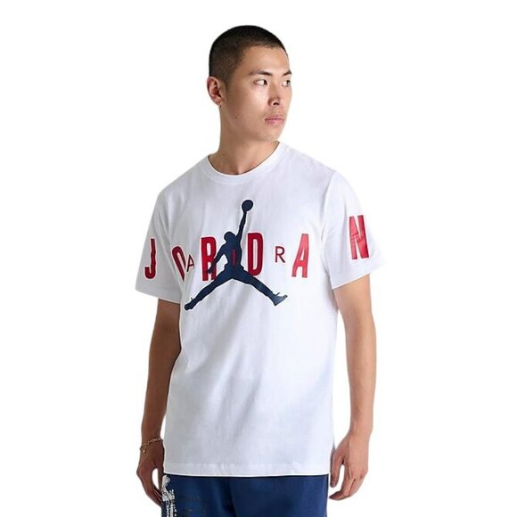 Nike Men's Jordan Air Stretch T-Shirt SS Crew White Size 2XL NEW WITH TAGS! - Picture 3 of 4